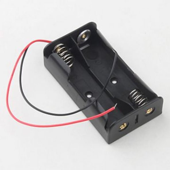 2Li AA Kalem Pil Yuvası - İkili AA Kalem Pil Kutusu - Resim 2