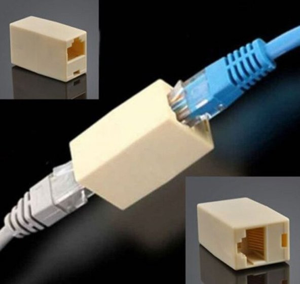 Adsl Kablo Uzatma Aparatı Rj45 Ek Cat5 Cat6 Ara (Köprü) - Gri - 6