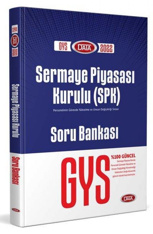 Sermaye Piyasa Kurulu GYS Soru Bankası Data Yayınları
