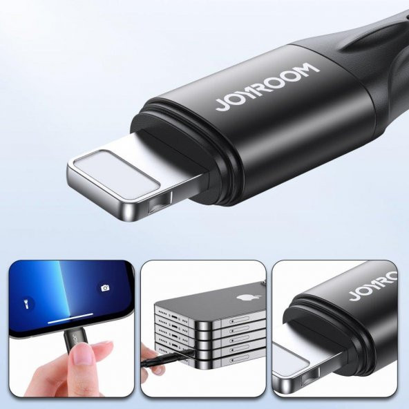 Joyroom S-1024N1 PD Hızlı Şarj ve Data Kablosu Type-C to Lightning 20W 1M - 4