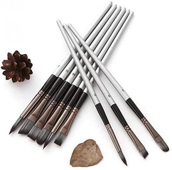 Valkyrie 24 Adet Profesyonel Boya Fırça Seti Gri - 2