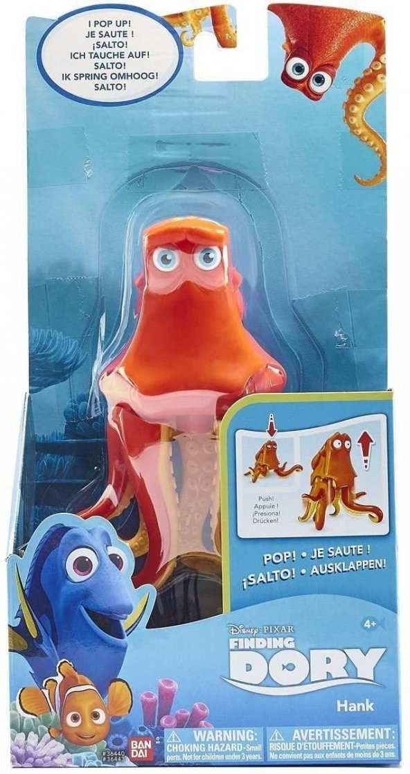 Orjinal Disney Kayıp Balık Dory Hareketli Büyük Figürler AHTAPOT HANK - Resim 3