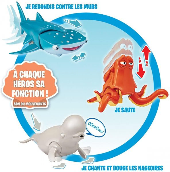 Orjinal Disney Kayıp Balık Dory Hareketli Büyük Figürler AHTAPOT HANK - Resim 4