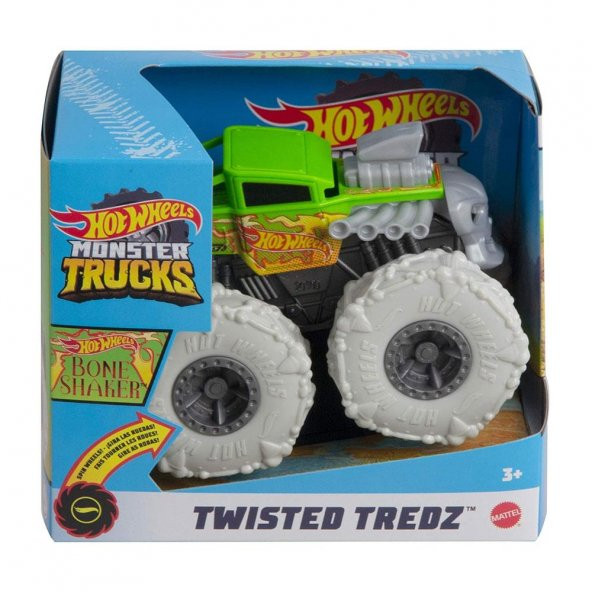 Monster Trucks 1:43 Çek Bırak BONE SHAKER GVK37-GVK38 Lisanslı Ürün