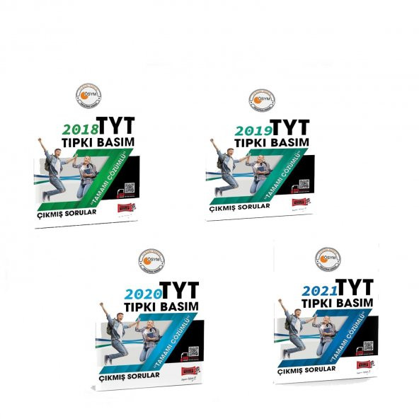 Yargı Yayınları TYT 2018 2019 2020 2021 Çıkmış Sorular Seti 4 Kitap