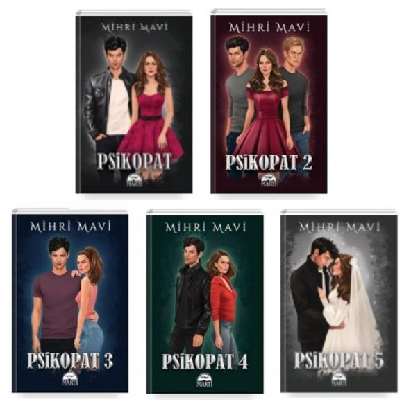 Mihri Mavi Psikopat Seti 5 Kitap CİLTLİ (Yeni Kapak) - Resim 2