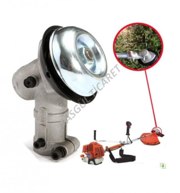 Hsgl Motorlu Tırpan Dişli Grubu Rediktör 9 Diş 28mm Frezeli Tırpan Başlık Yedek Parça Aksesuar - 4