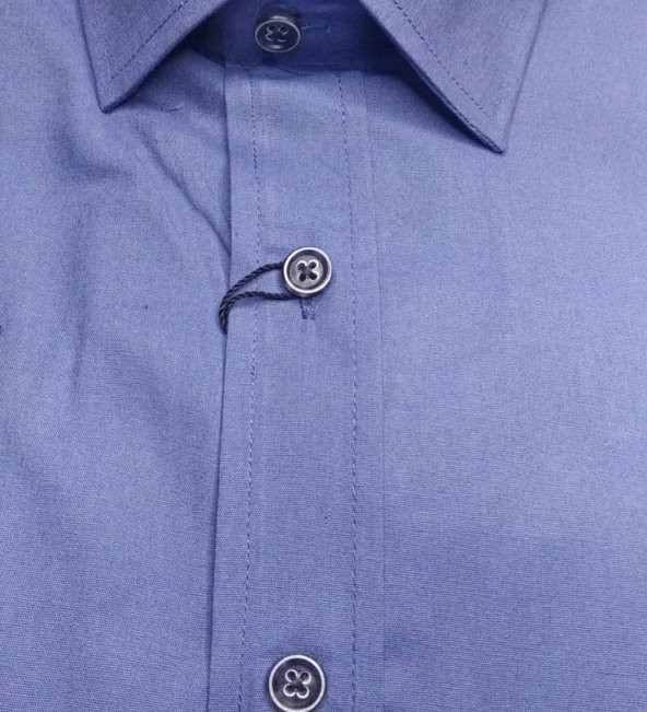 Erkek Büyük Beden Battal Boy Uzun Kol Klasik Kesim Gömlek - 4