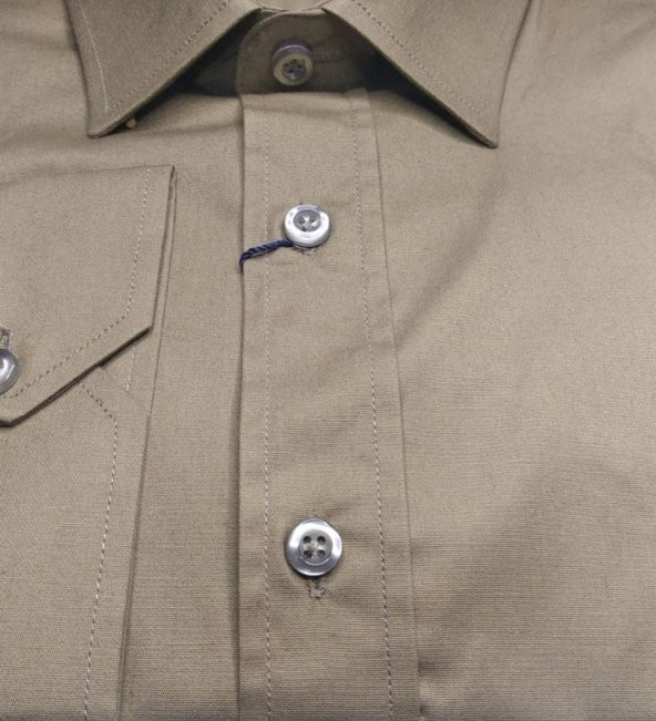 Erkek Büyük Beden Battal Boy Uzun Kol Klasik Kesim Gömlek - 5