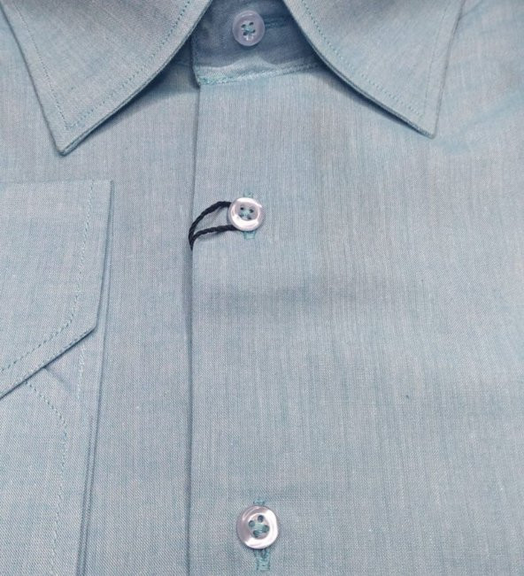 Erkek Büyük Beden Battal Boy Uzun Kol Klasik Kesim Gömlek - 6