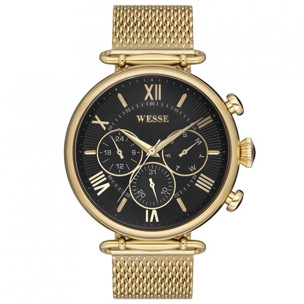Wesse WWG203109 46 mm Altın Rengi Erkek Kol Saati