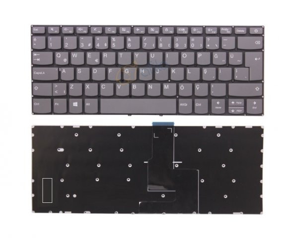 Lenovo ideapad 320S-14IKB 320S-14IKBR Notebook Klavye (Siyah TR)