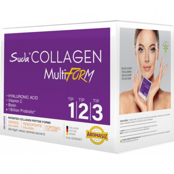 Suda Collagen Multıform Aromasız 10GX30 Sachet