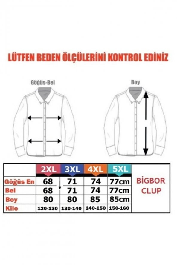 Erkek Büyük Beden Battal Boy Uzun Kol Pamuk Sweat - 9