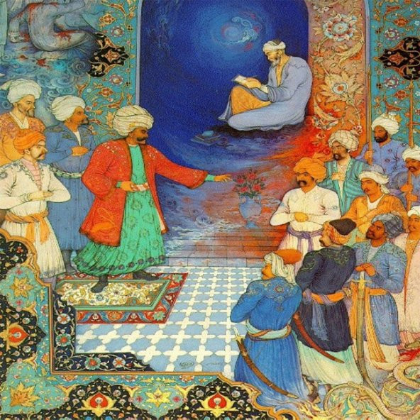Canvas Osmanlı Fermanı Sayılarla Boyama Seti  Kasnaklı  100 x 140 cm