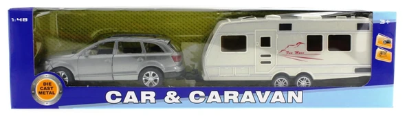 Gri Metal Araçlı Karavan Mk1021 - 2