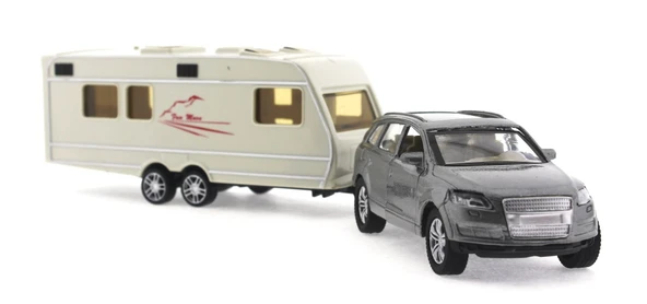 Gri Metal Araçlı Karavan Mk1021