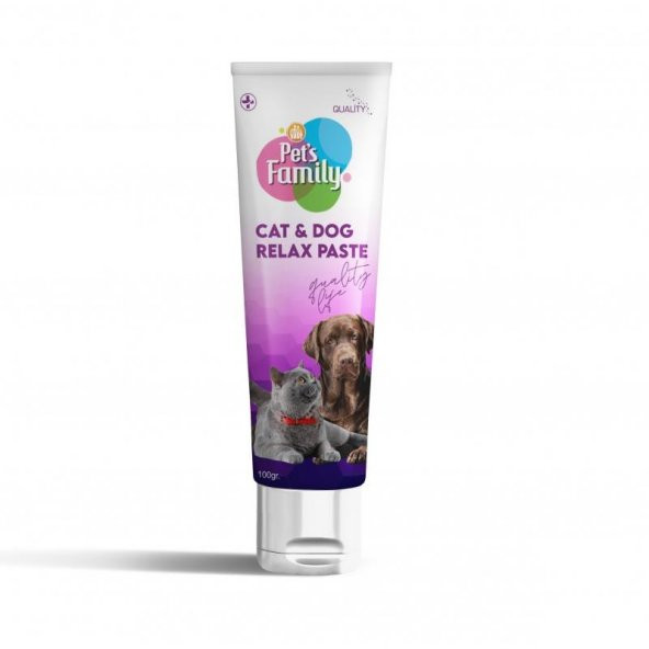 Pets Family Cat & Dog Relax Sakinleştirici Paste 100g
