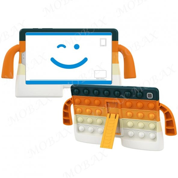 Apple iPad Mini 6 8inç Kılıf Popit Çocuklara Özel Silikon Kılıf A2567 A2568 A2569 - 9