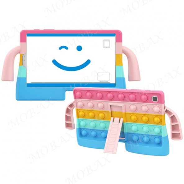 Apple iPad Mini 6 8inç Kılıf Popit Çocuklara Özel Silikon Kılıf A2567 A2568 A2569 - 12