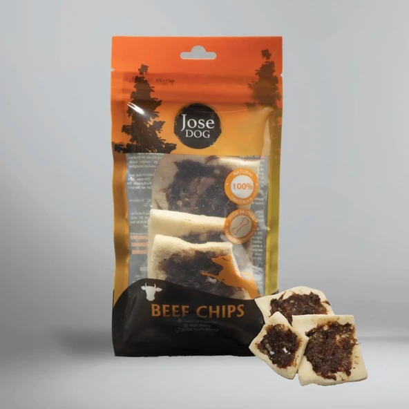 Jose Dog Beef Chips 60 Gr Et Kaplama Cips Kemik ürün görseli 1