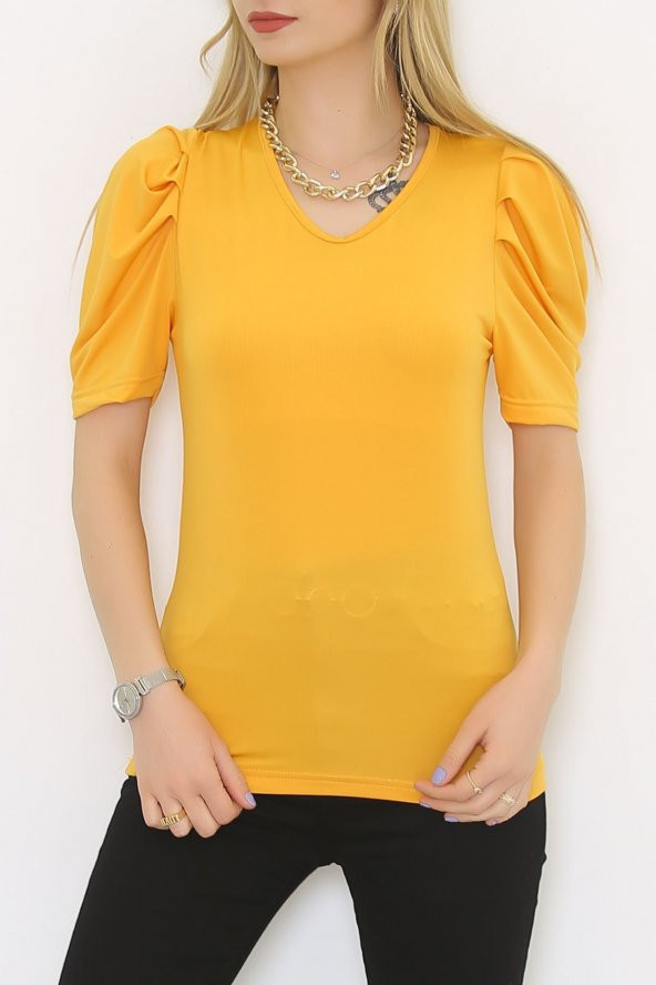 Prenses Kol Bluz Hardal - 8874.107.