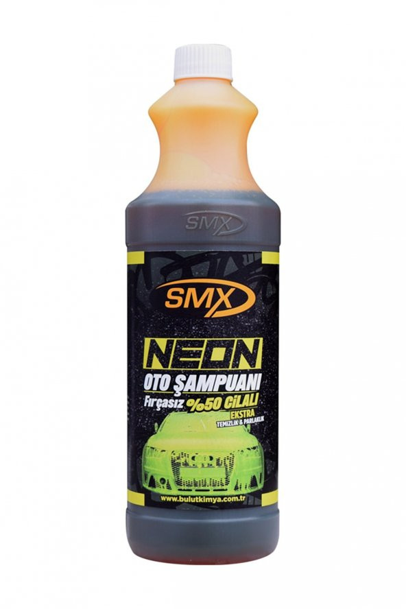 SMX Neon 50 Cilalı Fırçasız Oto Şampuanı 1 Lt.
