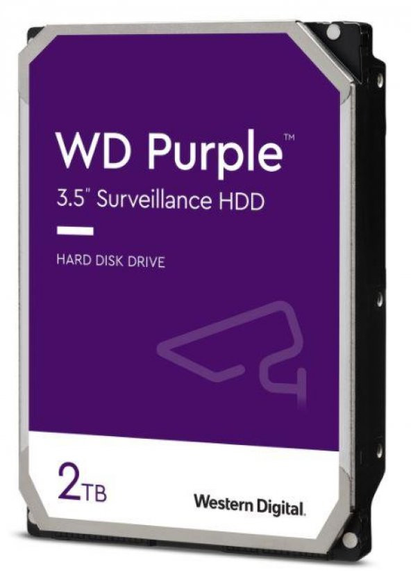 Western Digital 3.5" 2 TB Purple WD20PURX SATA 3.0 5400 RPM Hard Disk