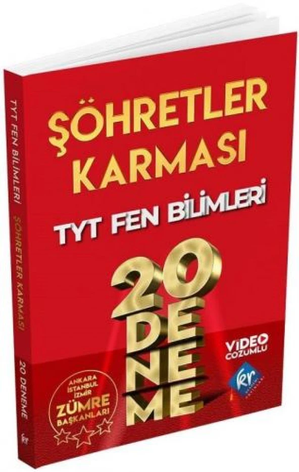 Kr Akademi Yayınları Tyt Şöhretler Karması Fen Bilimleri 20 Deneme 2022