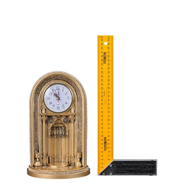 Nakkaş Saatli Mihrap Boytu (Büyük Boy  Sarı) - 4