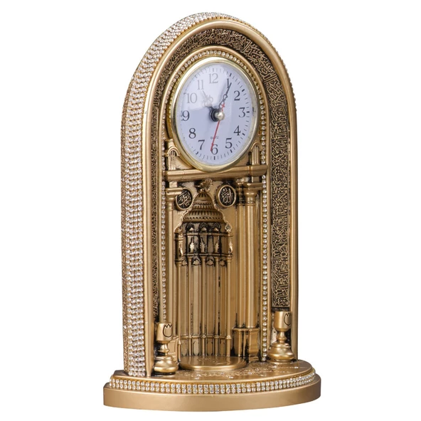 Nakkaş Saatli Mihrap Boytu (Büyük Boy Sarı) - 2