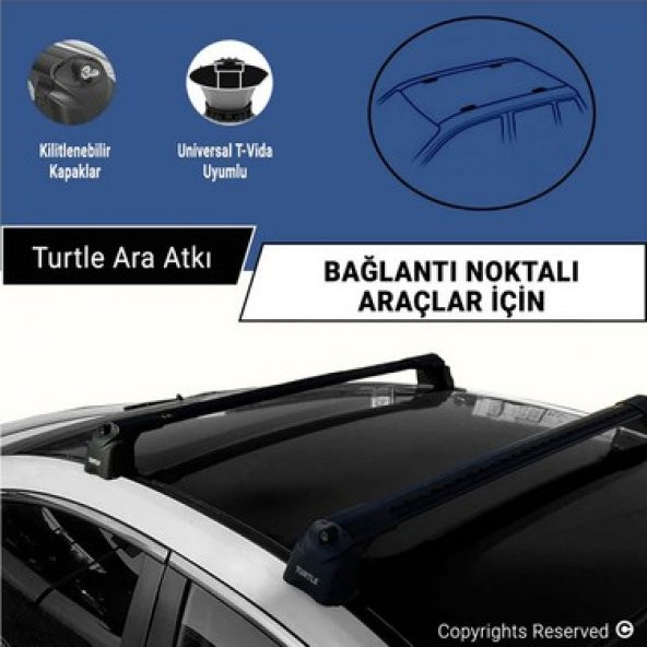 Opel Zafira Life (2019 Sonrası) Turtle Air 3 Ara Atkı Seti - 5
