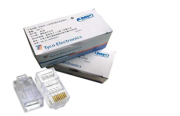 AMP RJ45 Cat. 6 Jack - 100 Adet