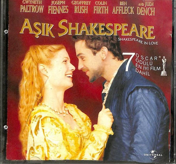 Aşık Shakespeare Kullanılmış Koleksiyonluk VCD Film
