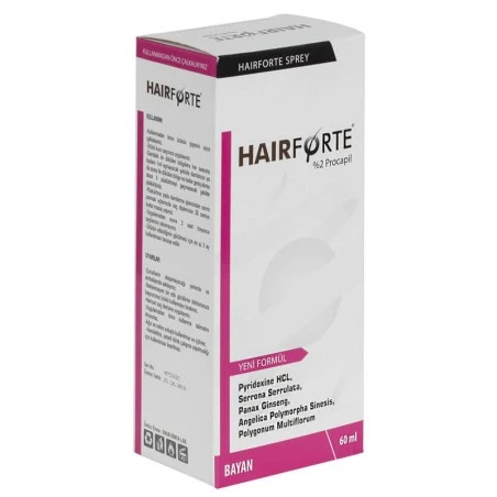Hairforte Sprey Kadın 60 Ml ürün görseli