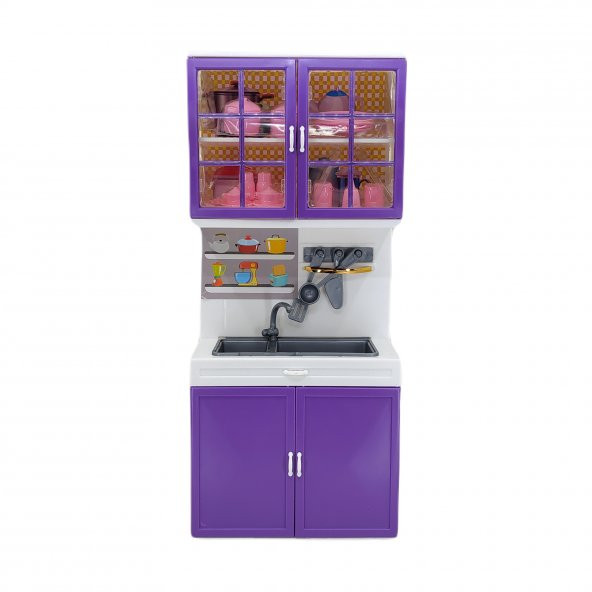 Oydaş Karlar Ülkesi Oyuncak Mutfak Seti Lavabo ve Dolabı 34cm 02341 - 4