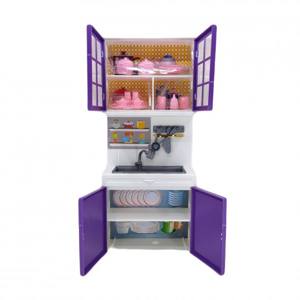 Oydaş Karlar Ülkesi Oyuncak Mutfak Seti Lavabo ve Dolabı 34cm 02341 - 5