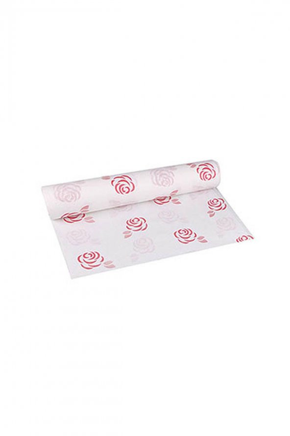 Roll-Up Laminelli Desenli Tek Kullanımlık Kağıt Masa Örtüsü - 100x150 Cm. - 16 Yaprak/Rulo - 2