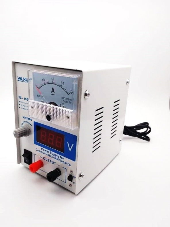 Yaxun YX-1502DS Power Supply Güç Kaynağı 0-15V 0-2A Ayarlı Güç Kaynağı - 2