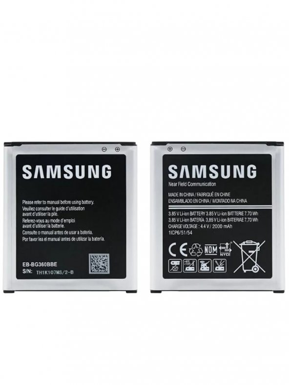 Orjinal Batarya Samsung Galaxy J2 J200 SM-J200F 2000Mah - 2