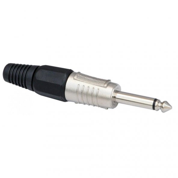 6.3 mm Mono Erkek Metal Jack