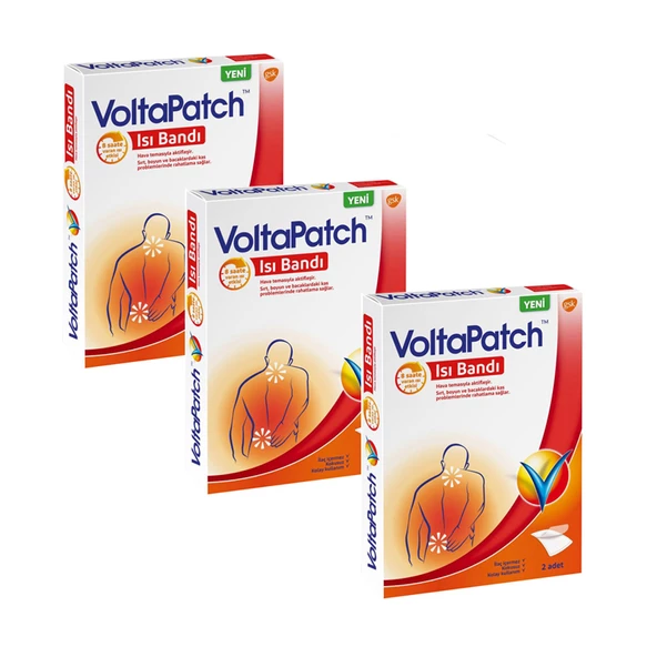 Voltapatch Isı Bandı 2li 3 Adet