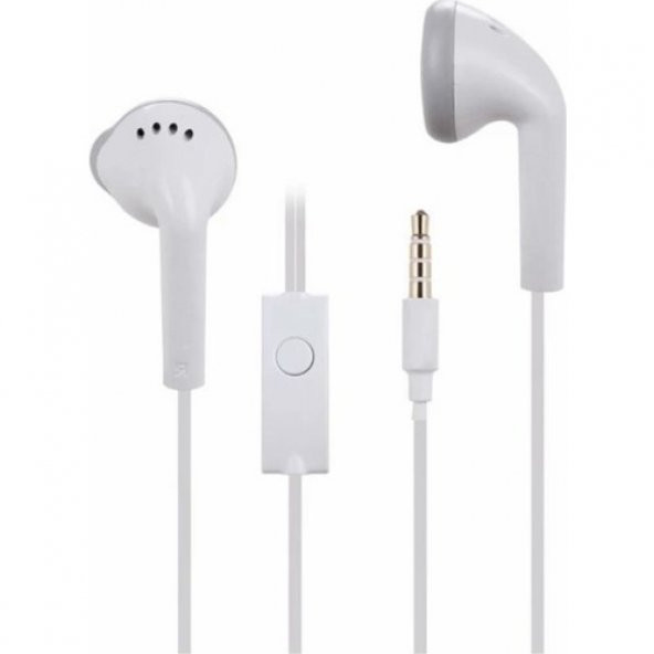 Samsung Galaxy 5830 Mikrofonlu Kulak İçi 3.5mm Jack Girişli Silikonsuz Kulaklık Samsung Huawei Xiaomi Oppo Uyumlu - 1