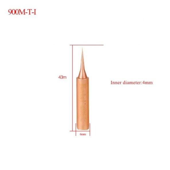 Kaisi 900M-T-I modeli Bakır Düz Havya Ucu - 2