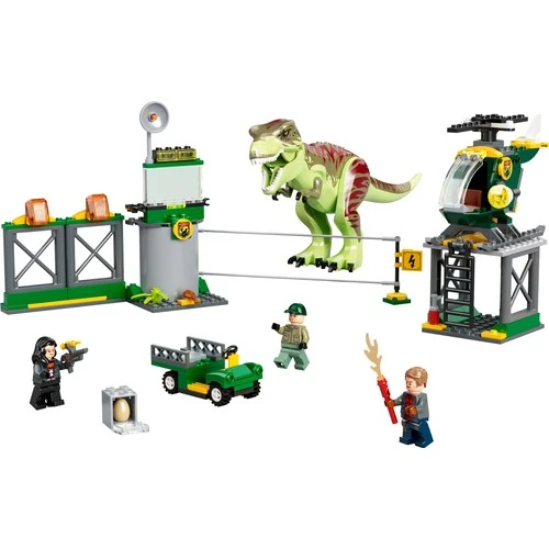 LEGO Jurassic World 76944 T.rex Dinosaur Breakout - Resim 2