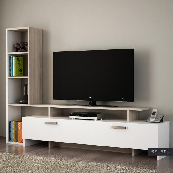 Salon Dekorasyon Televizyon Ünitesi Dolaplı Tv Standı - 1