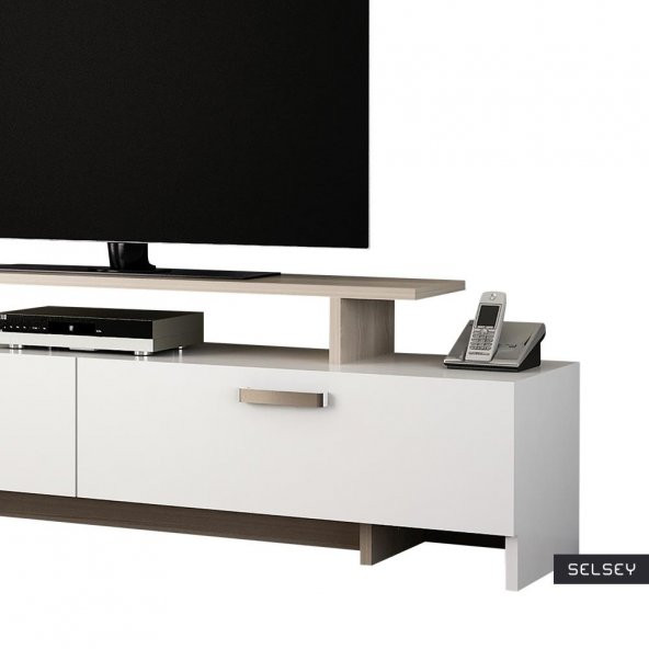 Salon Dekorasyon Televizyon Ünitesi Dolaplı Tv Standı - 4