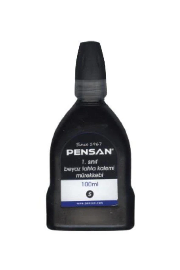 Pensan Tahta Kalemi Mürekkebi 100 ml Siyah Tahta Kalem Mürekkebi