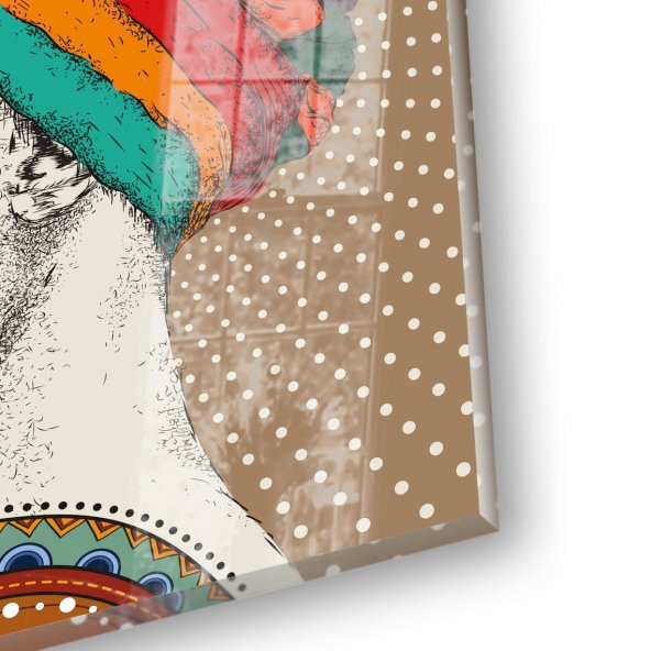 ArtofWallDesign Türban Afrika Cam Tablo UV - 3