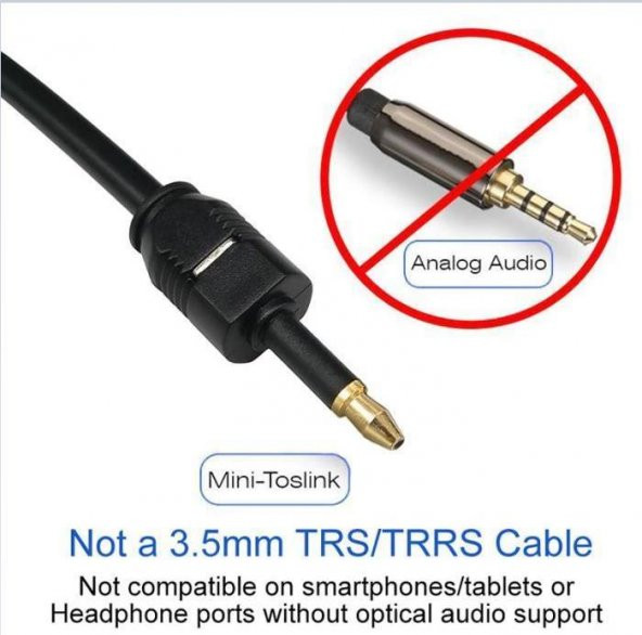 Xiaomi Mi Box Optik to SPDIF Dijital Ses Kablosu 2 Metre - 4